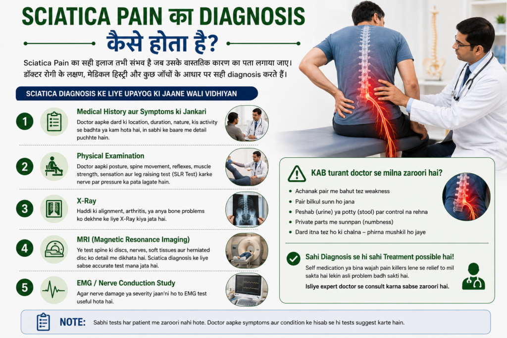 Sciatica Pain Homeopathic Treatment (diagnosis)
