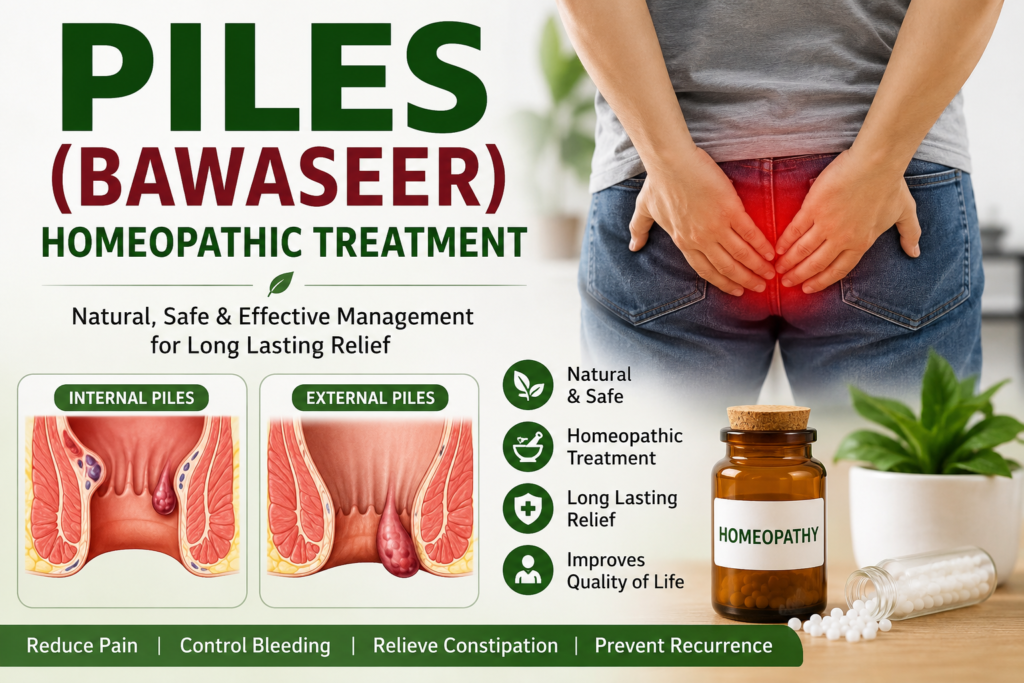 Piles Homeopathic Treatment for Internal and External Hemorrhoids